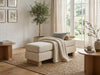 Vara Bouclé Upholstered Bench Indoor View 2