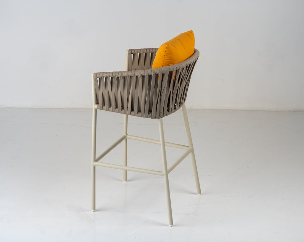 Vela Outdoor Bar Chair Left Side View 1