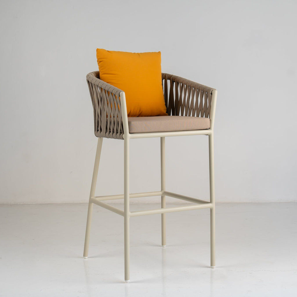 Vela Outdoor Bar Chair Perspective View 1