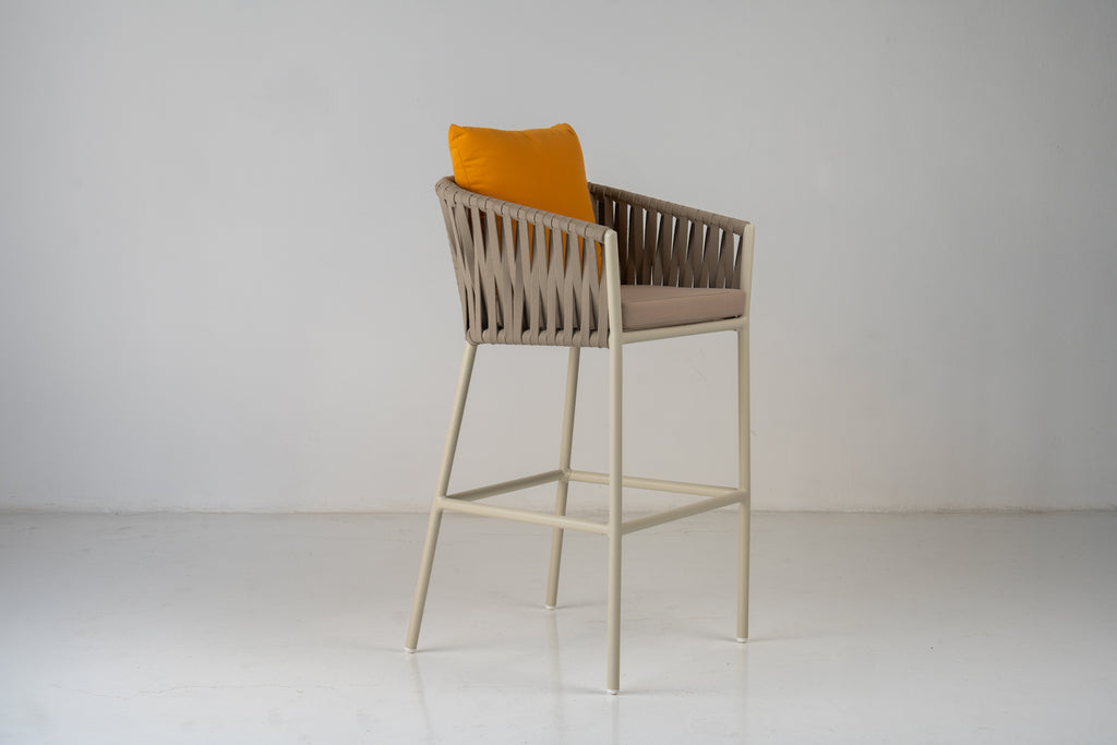 Vela Outdoor Bar Chair Perspective View 2