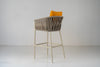 Vela Outdoor Bar Chair Rear View 1