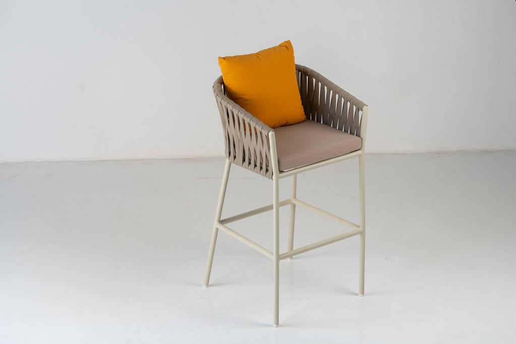 Vela Outdoor Bar Chair Seat Top View 1