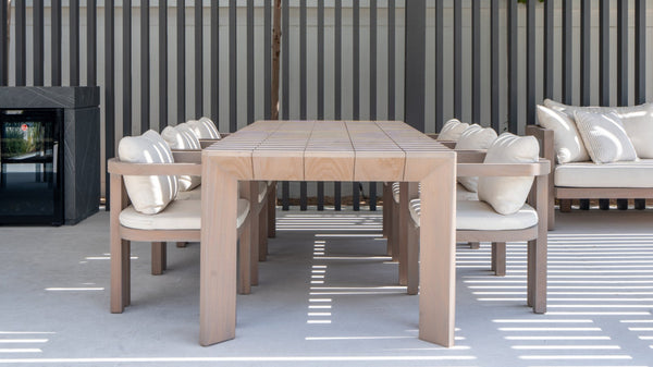 Verona Teak Dining Table Customer Home