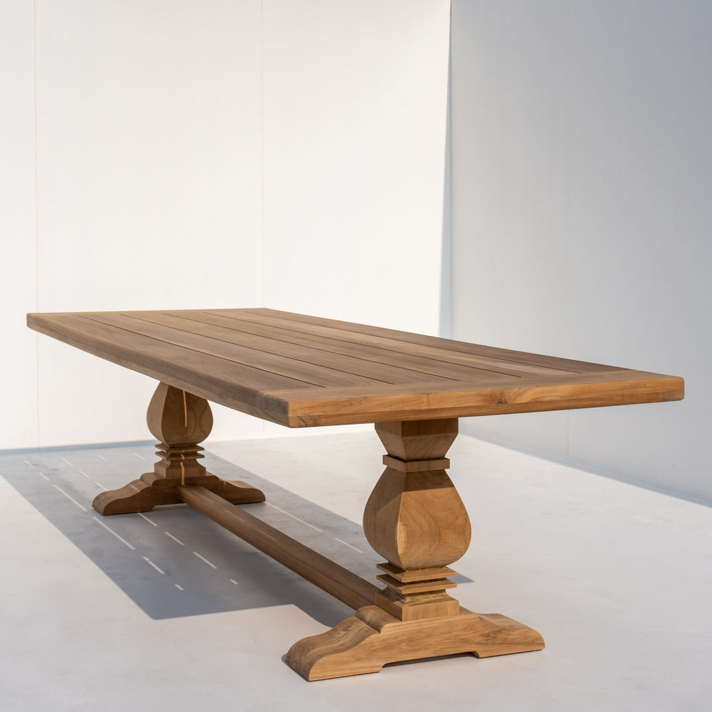 Vintage Manor Teak Dining Table Perspective View 1