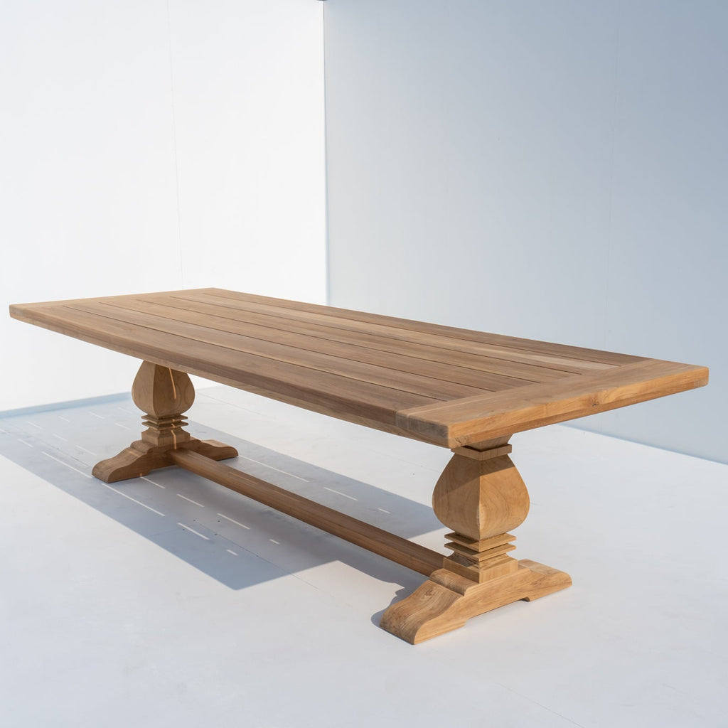 Vintage Manor Teak Dining Table Perspective View 3