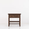 Vintage Oak Night Stand - Dark Roast Front View 1