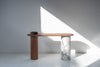 Viola Walnut Console Table Front View 2