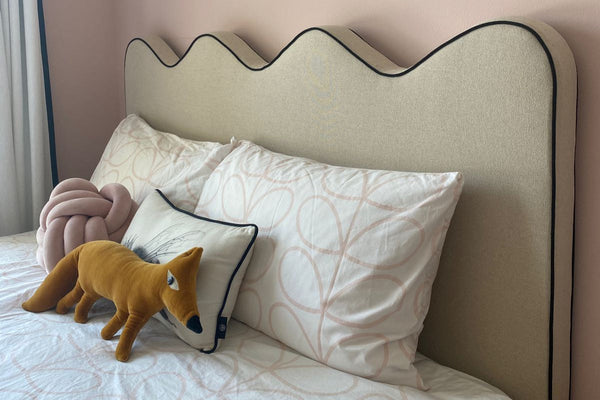 Wavy Headboard Bed