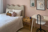Wavy Headboard Bed Customer Home