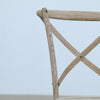 White Washed Cross Back Chair 4