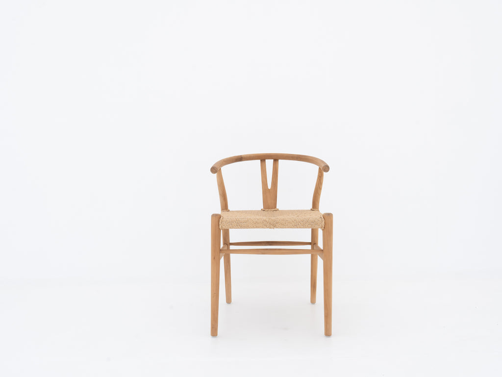 Wishbone Dining Chair Front view