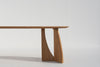 Zephyr Teak Dining Table Front Leg View 1