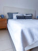 Zoe Linen & Oak Bed Side view 5