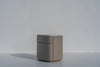 Arca curved nightstand with handle-free drawer fronts, made in Dubai by Adams Furniture
