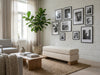 Vara Bouclé Upholstered Bench Indoor View 1