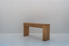 Sorrento solid oak console table with two drawers in Dubai