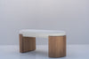 Callow Oak Bouclé Bench in Dubai