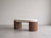 Callow Oak Bouclé Bench in Dubai