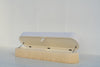 Savannah storage bench with lid open, gas-assisted stays and cream storage compartment