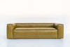 Verde leather sofa front elevation, 240 x 95 x 65 cm